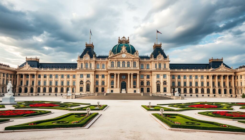 Barocke Architektur von Schloss Schönbrunn