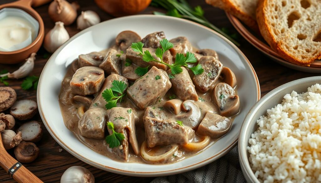 Rind Stroganoff Rezept