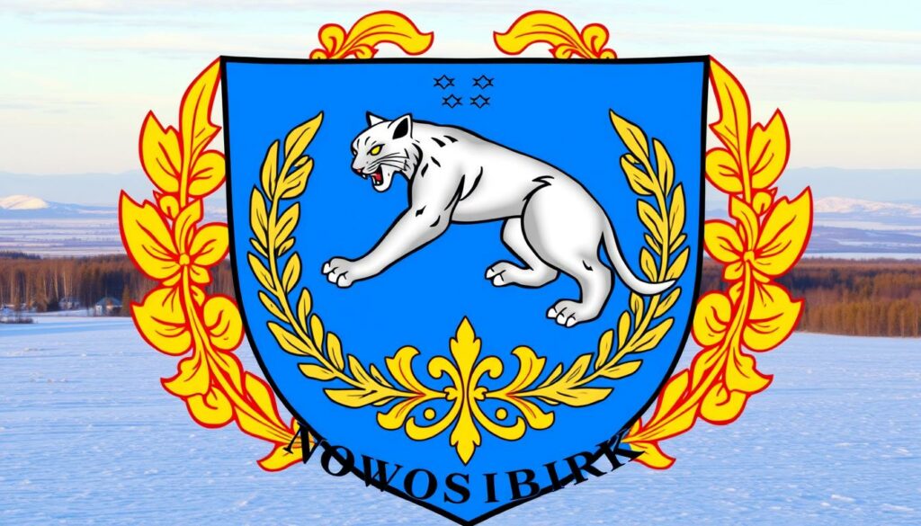 Stadtwappen von Nowosibirsk