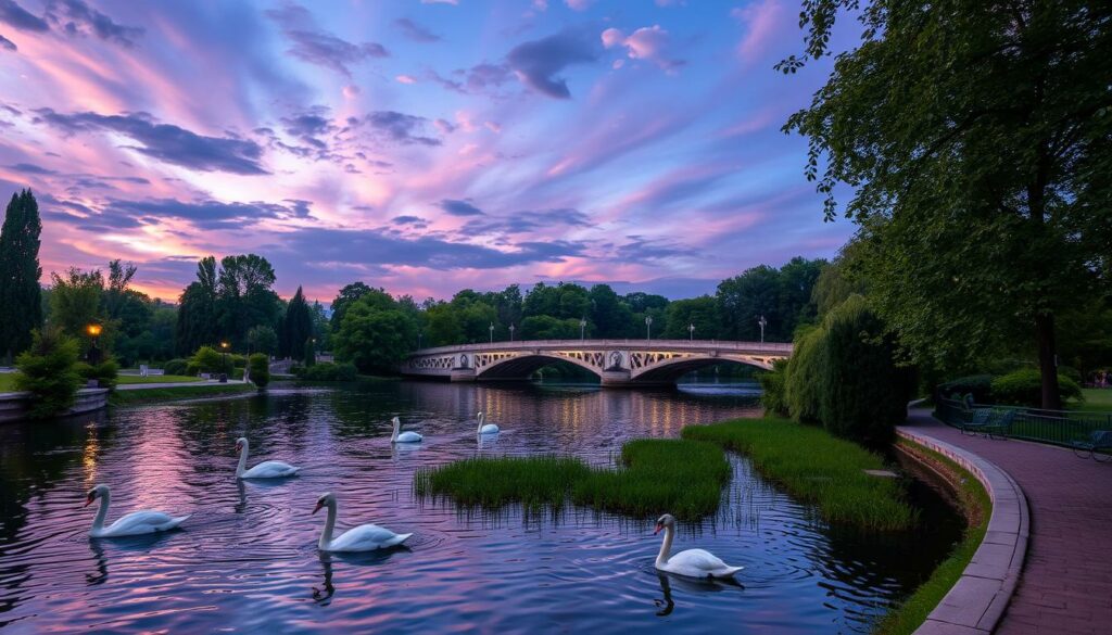 Swan Insel während der weißen Nächte St. Petersburg